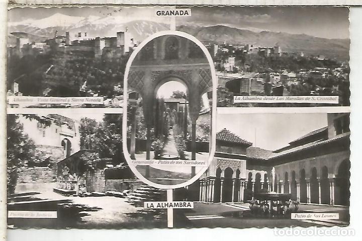 Postales: GRANADA ALHAMBRA ESCRITA - Foto 1