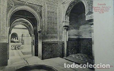 Postales: ANTIGUA POSTAL ALHAMBRA SALA ABENCERRAJES GRANADA ANDALUCIA POSTCARD CC3806