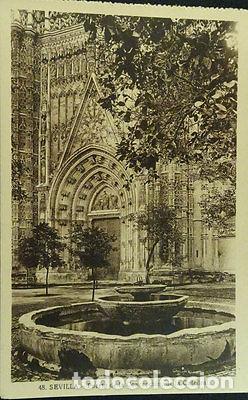 Postales: ANTIGUA POSTAL CATEDRAL DE SEVILLA PUERTA DE LA CONCEPCION ANDALUCIA CC3947