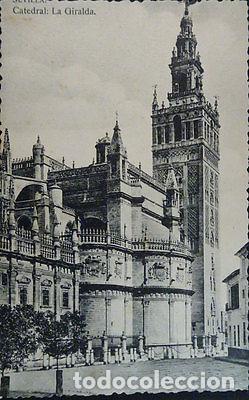 Postales: ANTIGUA POSTAL CATEDRAL DE SEVILLA LA GIRALDA ANDALUCIA POSTCARD CC03994