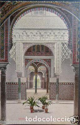 Postkarten: POSTAL SEVILLA ALCAZAR PATIO DE MU&Ntilde;ECAS ANDALUCIA POSTCARD POSTKARTE CC03422