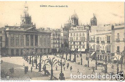 Postales: ANTIGUA POSTAL HAUSER Y MENET CADIZ PLAZA ISABEL II ANDALUCIA POSTCARD CC00136