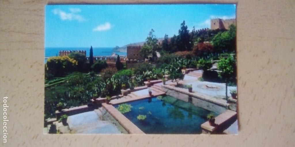 Postales: Almer&iacute;a-Jardines de la Alcazaba.