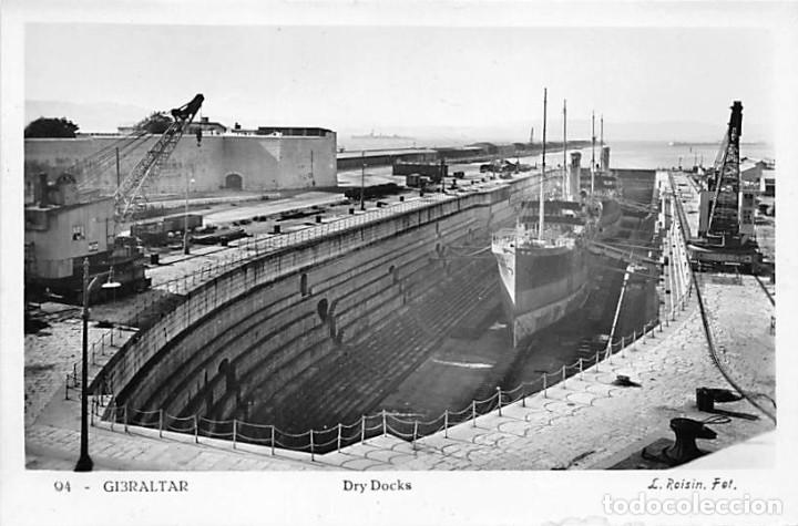 Postales: GIBRALTAR.- DRY DOCKS - Foto 1