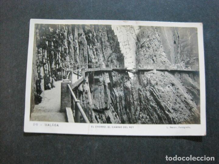 Postales: MALAGA-EL CHORRO-EL CAMINO DEL REY-ROISIN FOTOGRAFICA-215-POSTAL ANTIGUA-(73.907)