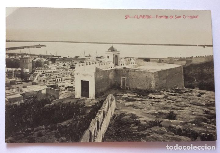 Postkarten: POSTAL FOTOGR&Aacute;FICA ANDR&Eacute;S FABERT 25 ERMITA DE SAN CRIST&Oacute;BAL ALMER&Iacute;A.