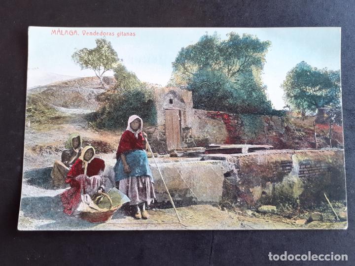 Postales: MALAGA VENDEDORAS GITANAS - Foto 1