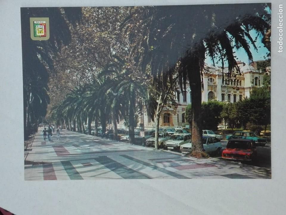 Postales: POSTAL1557 ESCRITA 1970S - DOMINGUEZ 63 - MALAGA PASEO DEL PARQUE