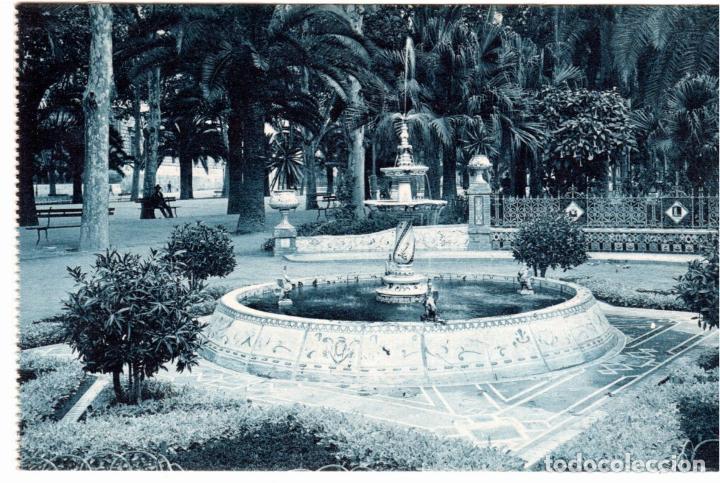 Postales: BONITA POSTAL - MALAGA - PARQUE - GLORIETA DE LA PROVINCIA