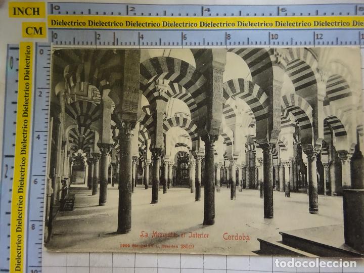 Postais: POSTAL DE C&Oacute;RDOBA. SIGLO XIX - 1905. LA MEZQUITA EL INTERIOR 1905 STENGEL. 2442