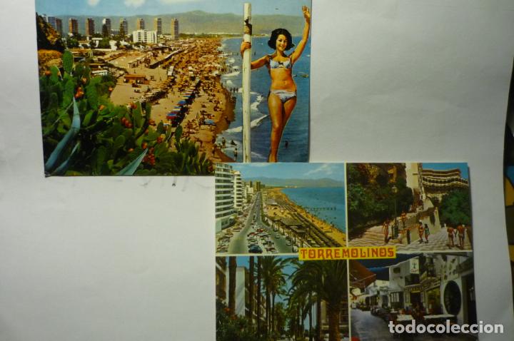 Postales: lote postales torremolinos.-cm