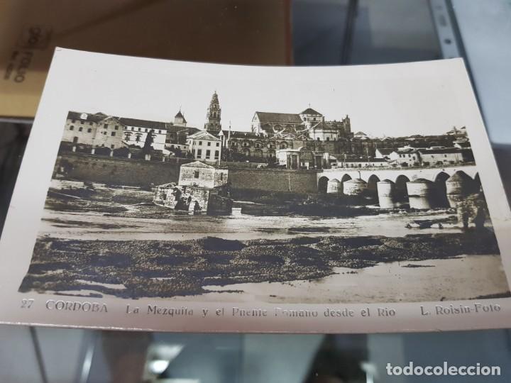 Postcards: ANTIGUA POSTAL LA MEZQUITA Y EL PUENTE ROMANONCORDOBA ROISIN 27