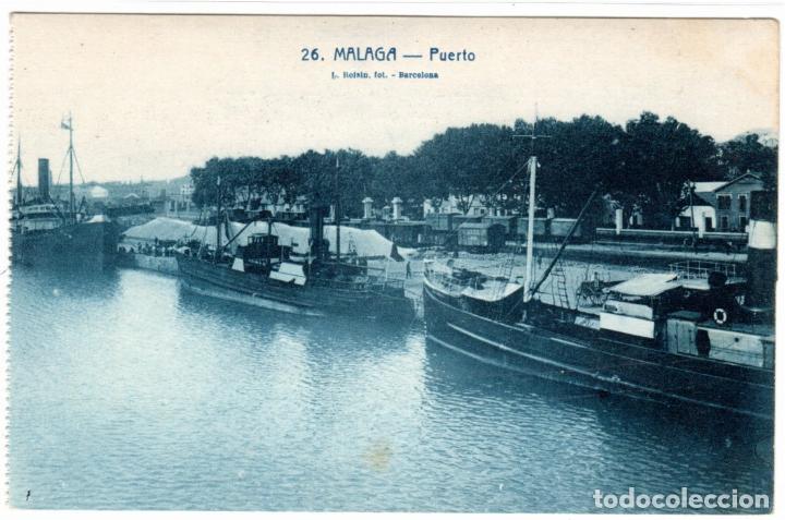 Postales: BONITA POSTAL - MALAGA - PUERTO