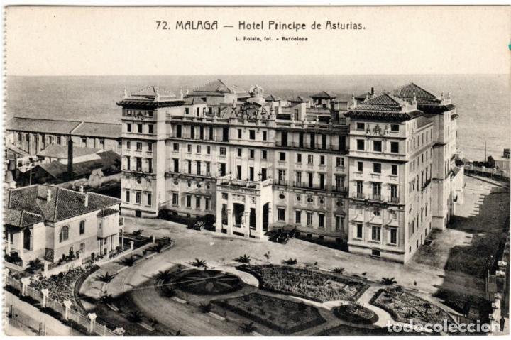 Postales: BONITA POSTAL - MALAGA - HOTEL PRINCIPE DE ASTURIAS