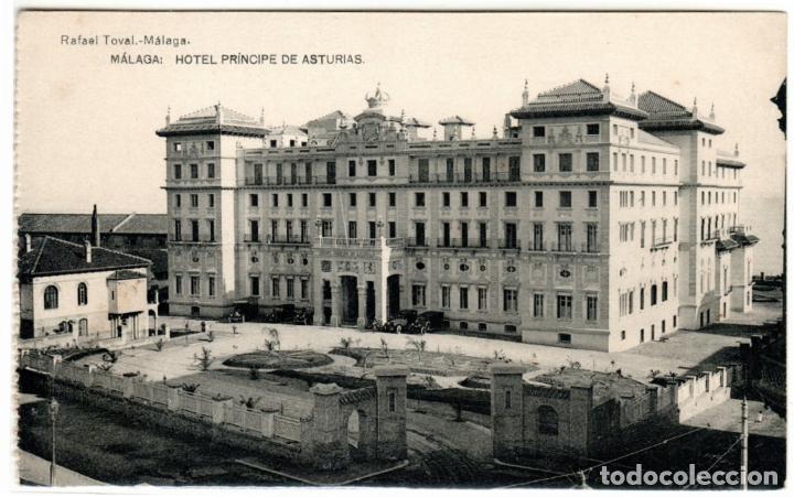 Postales: BONITA POSTAL - MALAGA - HOTEL PRINCIPE DE ASTURIAS