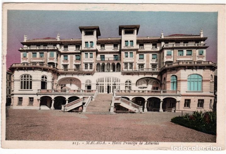 Postales: BONITA POSTAL - MALAGA - HOTEL PRINCIPE DE ASTURIAS