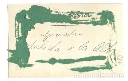 Postales: ANTIGUA POSTAL GRANADA SUBIDA AL ALHAMBRA - Foto 2