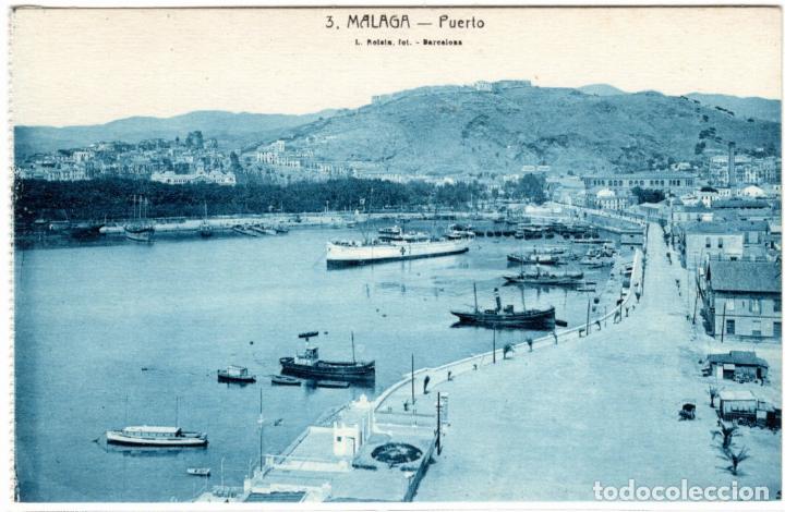 Postales: BONITA POSTAL - MALAGA - PUERTO
