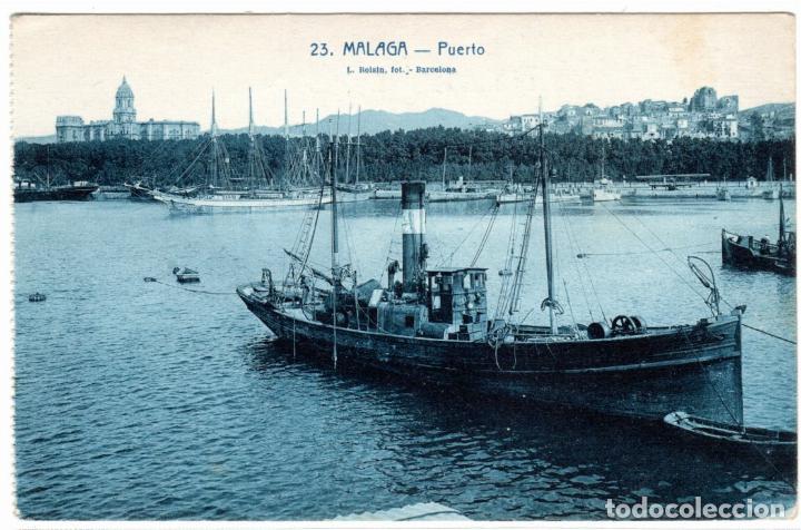 Postales: BONITA POSTAL - MALAGA - PUERTO