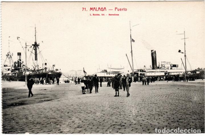 Postales: BONITA POSTAL - MALAGA - PUERTO