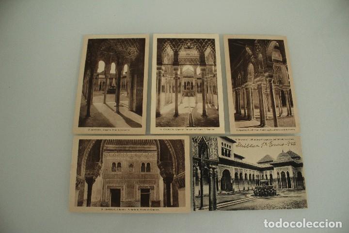 Postales: 5 POSTALES ANTIGUAS DE GRANADA - Foto 1
