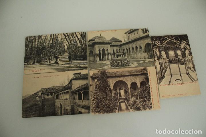 Postales: 5 POSTALES ANTIGUAS DE GRANADA - Foto 1