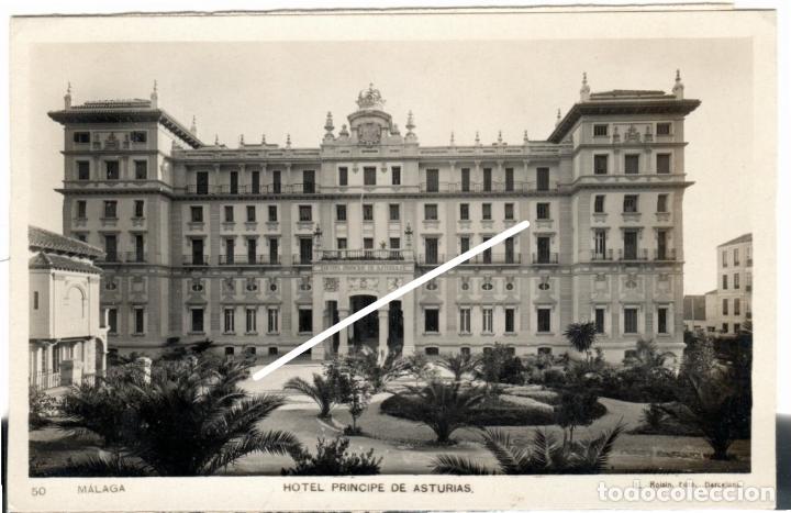 Postales: BONITA POSTAL - MALAGA - HOTEL PRINCIPE DE ASTURIAS