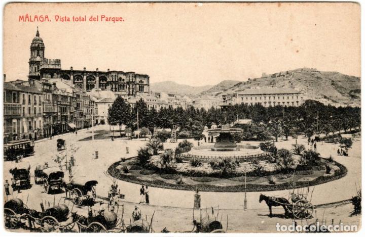 Postales: PRECIOSA POSTAL - MALAGA - VISTA TOTAL DEL PARQUE