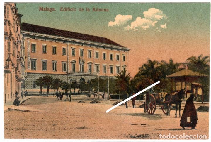 Postales: PRECIOSA POSTAL - MALAGA - EDIFICIO DE LA ADUANA - Foto 1
