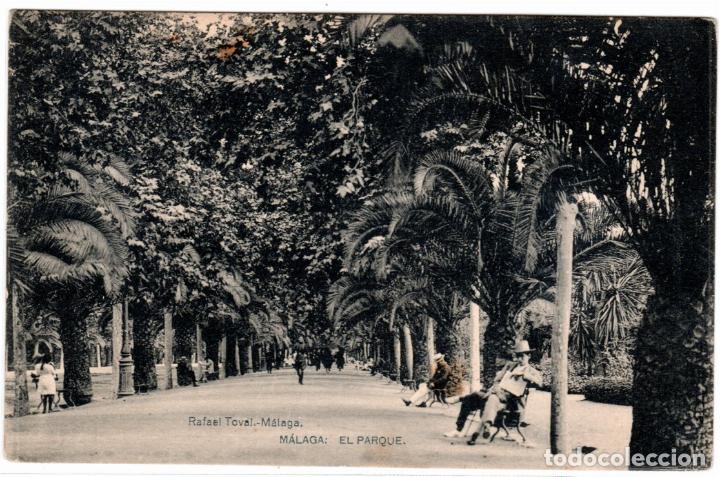 Postales: BONITA POSTAL - MALAGA - EL PARQUE - RAFAEL TOVAL