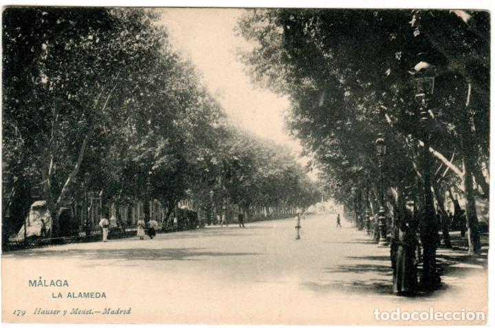 Postales: BONITA POSTAL - MALAGA - LA ALAMEDA - HAUSER Y MENET
