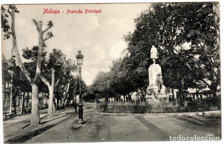Postales: BONITA POSTAL - MALAGA - ALAMEDA PRINCIPAL - ED. DOMINGO DEL RIO