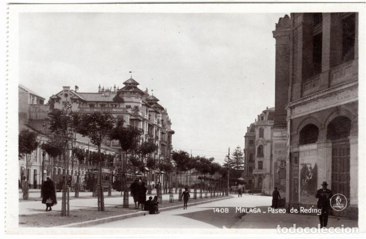 Postales: BONITA POSTAL - MALAGA - PASEO DE REDING