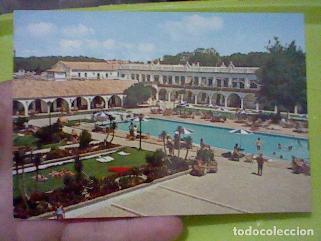 Postales: ROTA CADIZ HOTEL PLAYA LVZ ED GALLEGO 14 A&Ntilde;OS 70 CIRCVLADA PISCINA ANIMADA