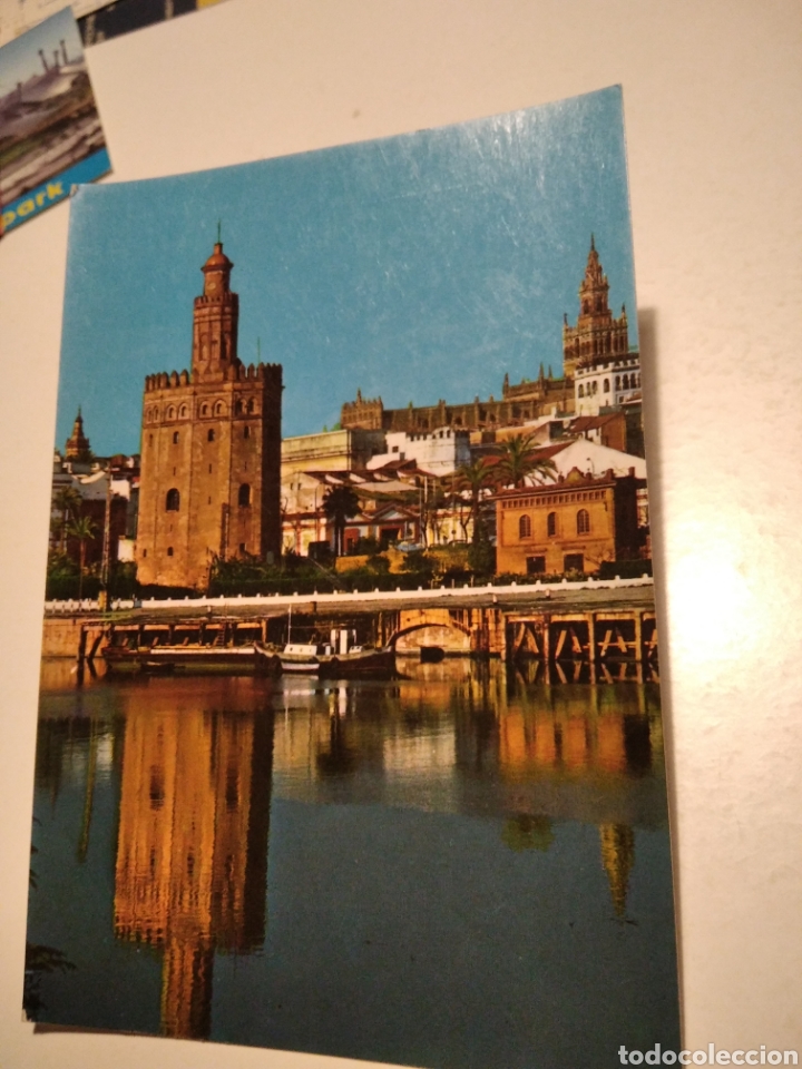 Postkarten: Postal torre del oro Sevilla