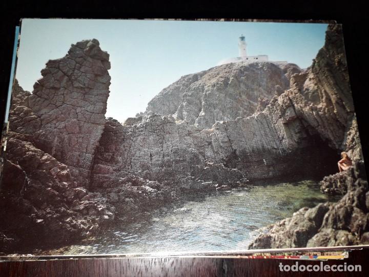 Postales: N&ordm; 38917 POSTAL CABO DE GATA ALMERIA FARO Y BA&Ntilde;O DE LAS SIRENAS