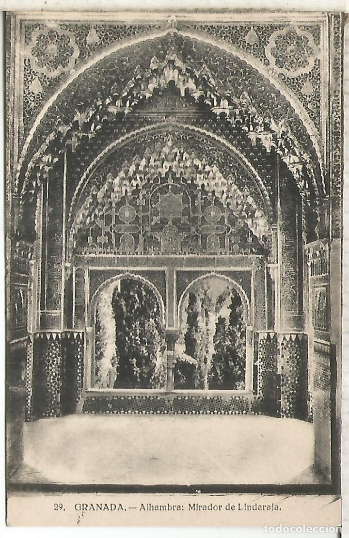 Postales: GRANADA ALHAMBRA ESCRITA - Foto 1
