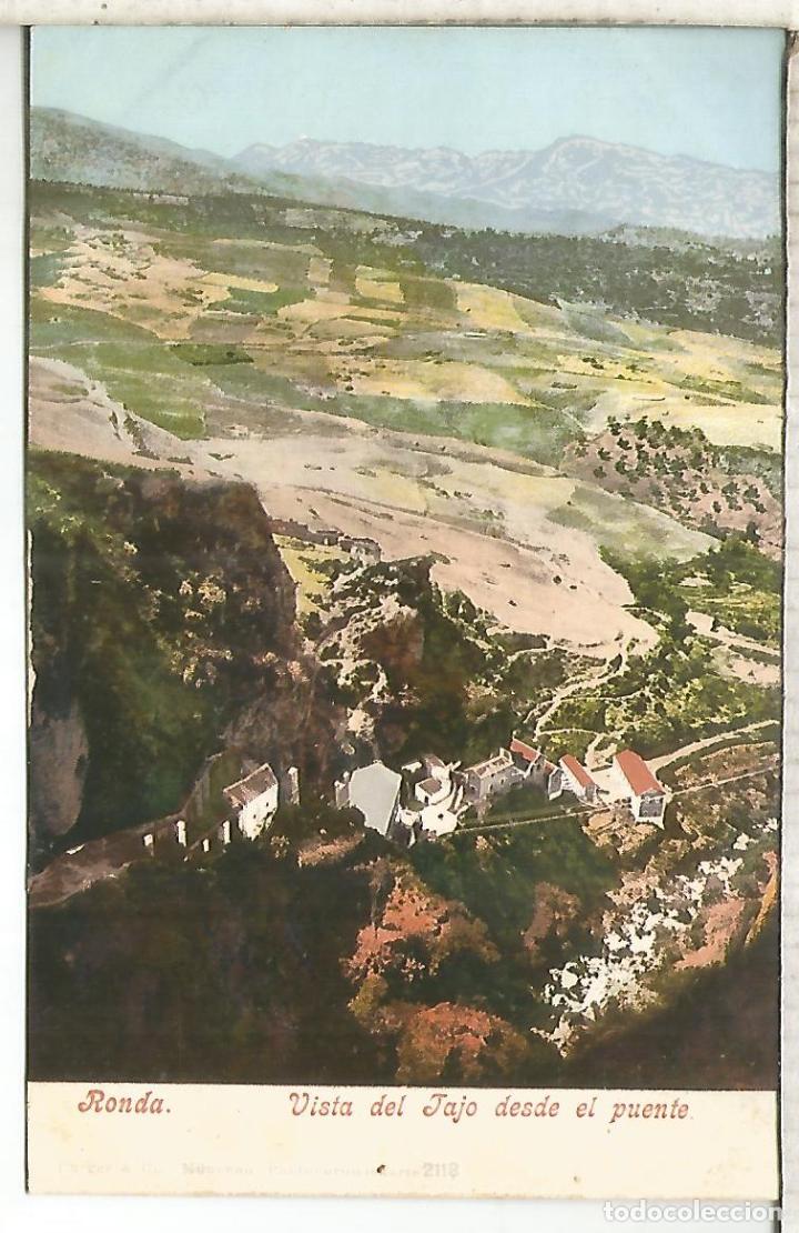 Postales: MALAGA RONDA DORSO SIN DIVIDIR