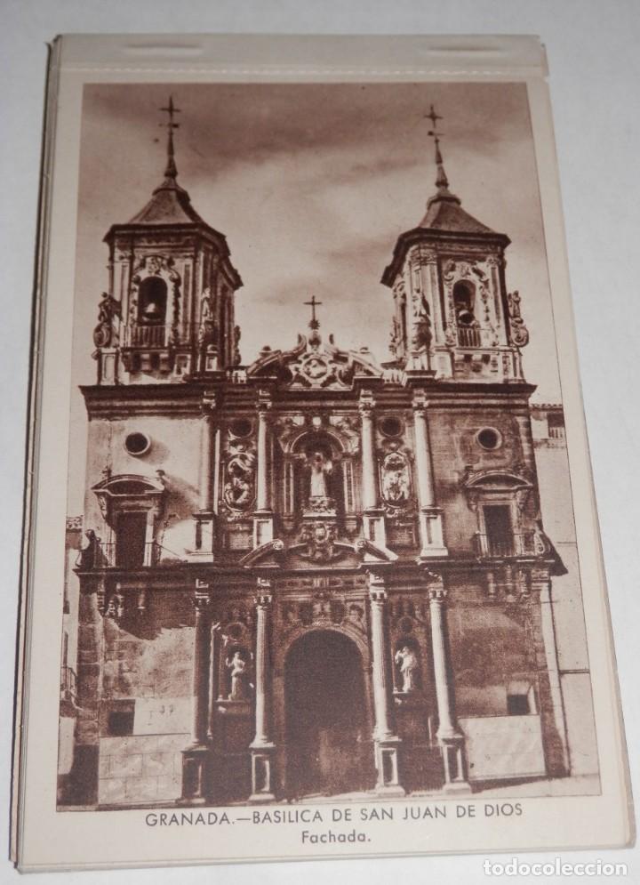 Postales: ANTIGUAS TARJETAS POSTALES DE GRANADA - Foto 3