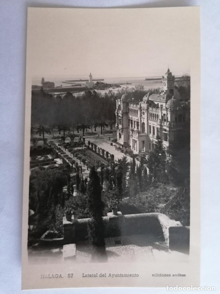 Postales: POSTAL MALAGA, LATERAL DEL AYUNTAMIENTO