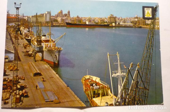 Postales: postal cadiz puerto.-escrita