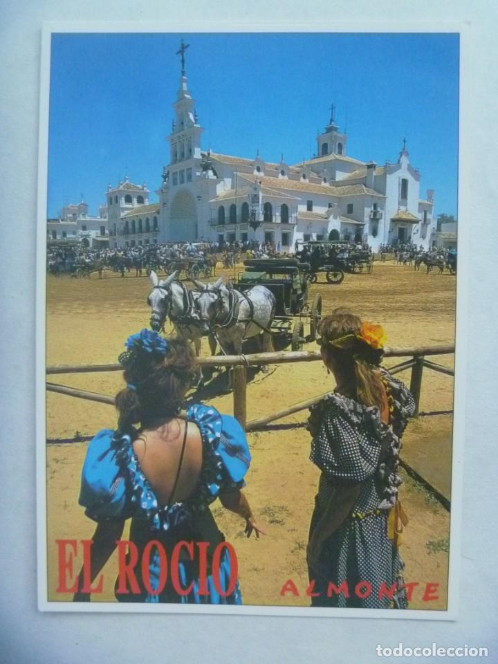 Postales: POSTAL DE EL ROCIO ( ALMONTE ): ERMITA DEL ROCIO - Foto 1