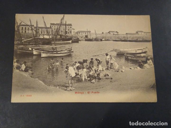 Postales: MALAGA, El puerto, P.Z. 10580, SIN CIRCULAR