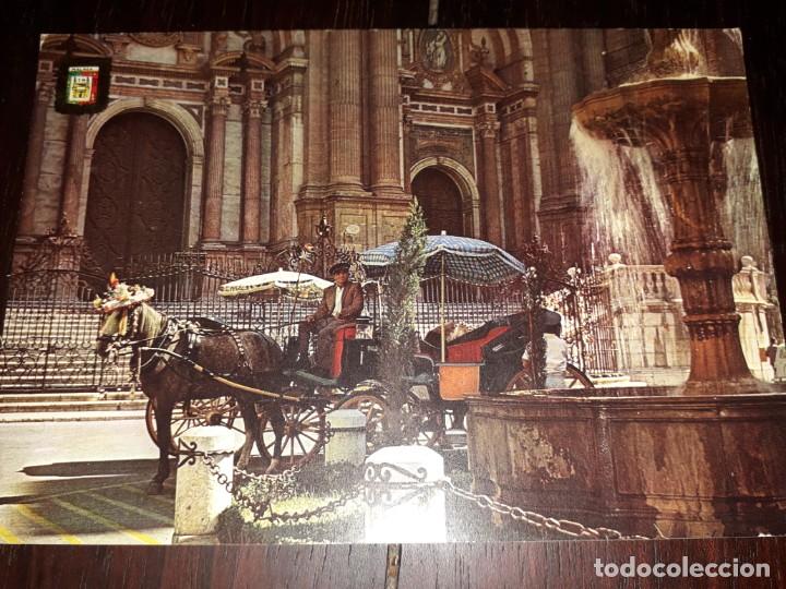 Postcards: N&ordm; 39516 POSTAL MALAGA PLAZA DEL OBISPO