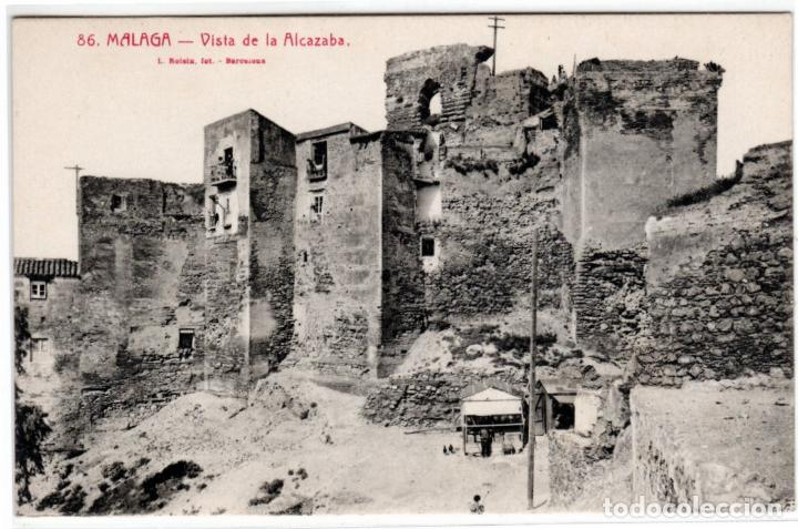 Postales: BONITA POSTAL - MALAGA - VISTA DE LA ALCAZABA