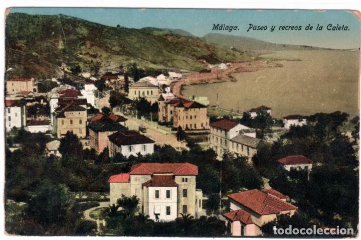 Postais: BONITA POSTAL - MALAGA - PASEO Y RECREOS DE LA CALETA