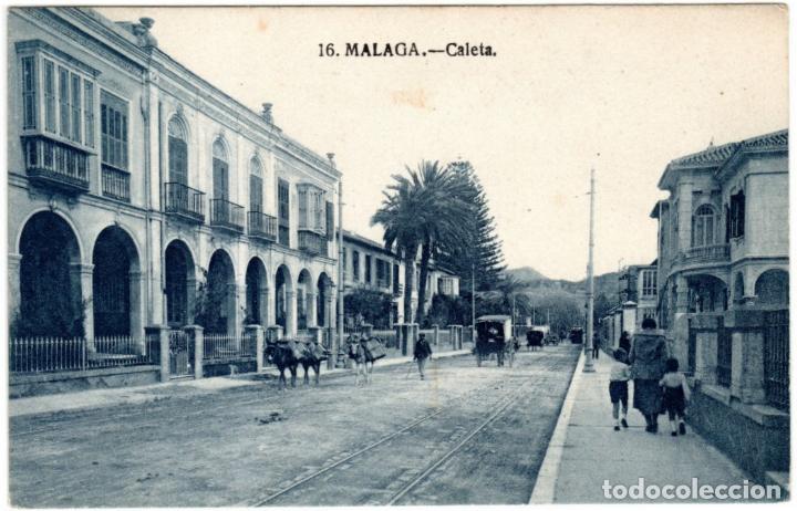 Postales: PRECIOSA POSTAL - MALAGA - LA CALETA