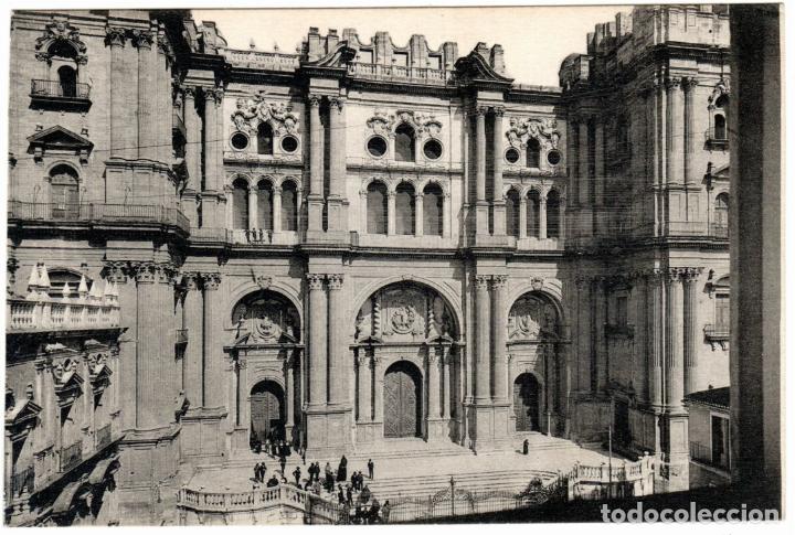 Postales: BONITA POSTAL - MALAGA - CATEDRAL - FACHADA