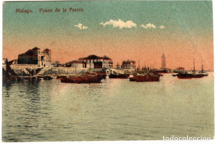 Postais: PRECIOSA POSTAL - MALAGA - PASEO DE LA FAROLA