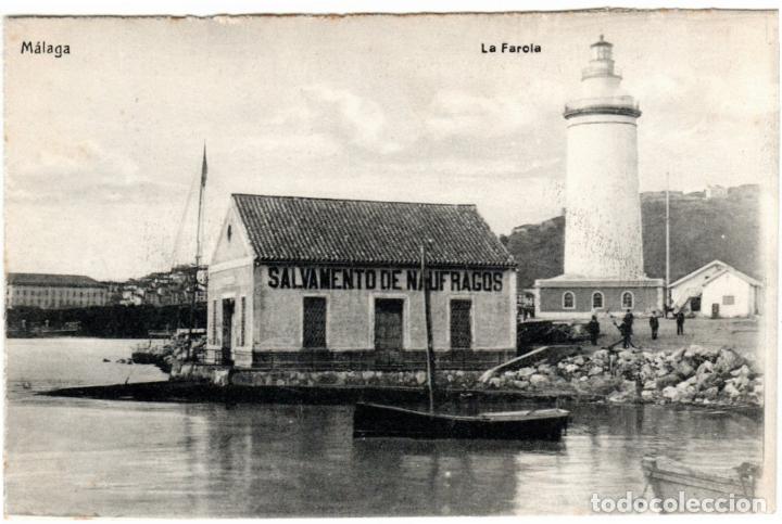 Postales: BONITA POSTAL - MALAGA - LA FAROLA - ED. DOMINGO DEL RIO